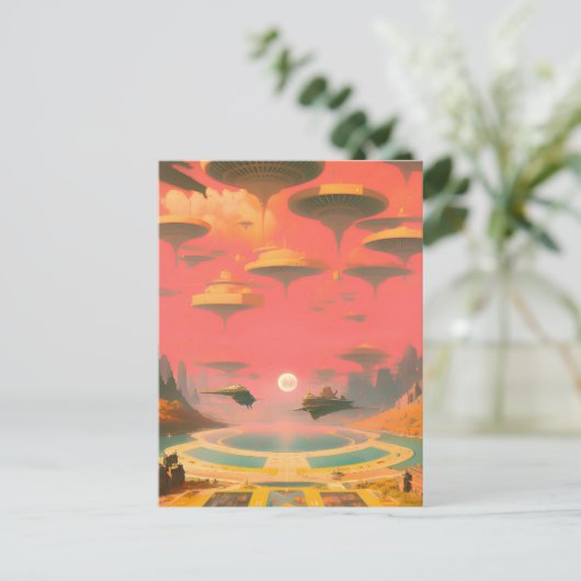 Traumwelt Postkarte (Stehend Vorderseite)