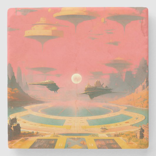 Traumwelt Steinuntersetzer (Vorderseite)