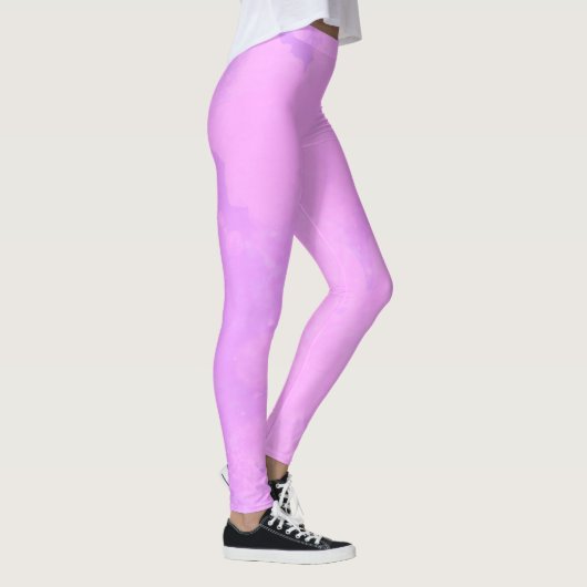 Traumwirkung Spritzer Wolken rosa Leggings (Rechts)
