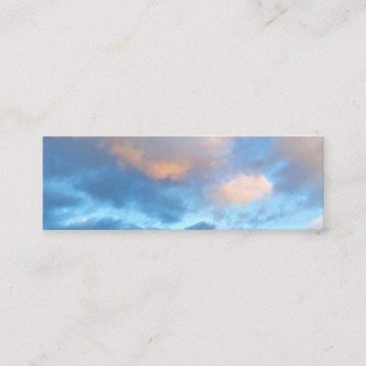 Traumwolken Mini Visitenkarte (Vorderseite)