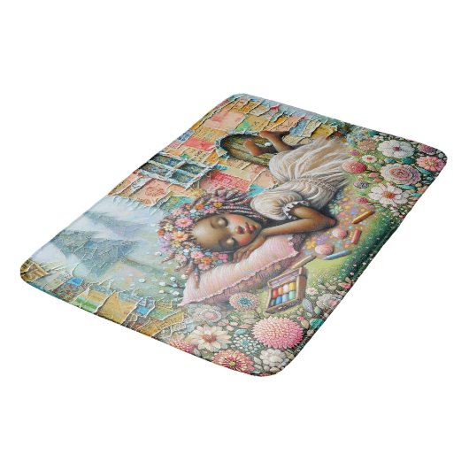 Träumzeit Badematte (Schrägansicht)