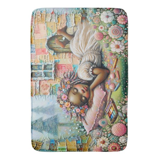 Träumzeit Badematte (Vorderseite Vertikal)