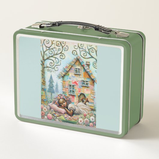 Träumzeit Metall Brotdose (Rückseite)