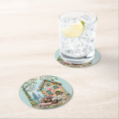 Träumzeit Runder Pappuntersetzer (Vor Ort)