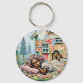 Träumzeit Schlüsselanhänger (Rückseite)