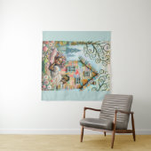 Träumzeit Wandteppich (Beispiel (Horizontal))