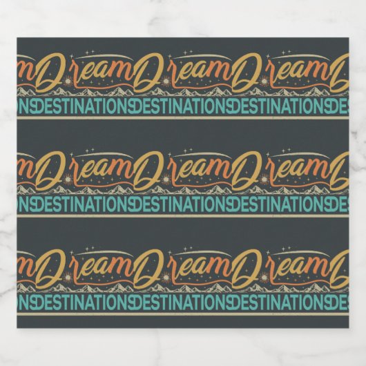 Traumziel Schaumweinetikett (Einzelnes Label)