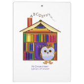 TraumZuhause - Bibliothek! Klemmbrett (Rückseite)