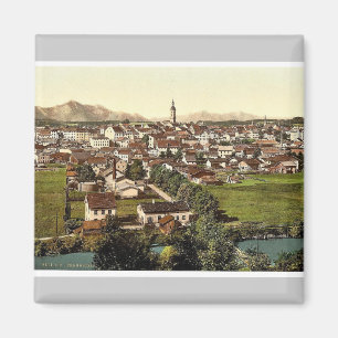 Traunstein, allgemeine Ansicht, oberes Bayern, Magnet