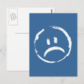 traurig 2 postkarte (Vorne/Hinten)