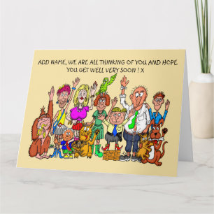 Traurig, aber lustig werden gut  karte