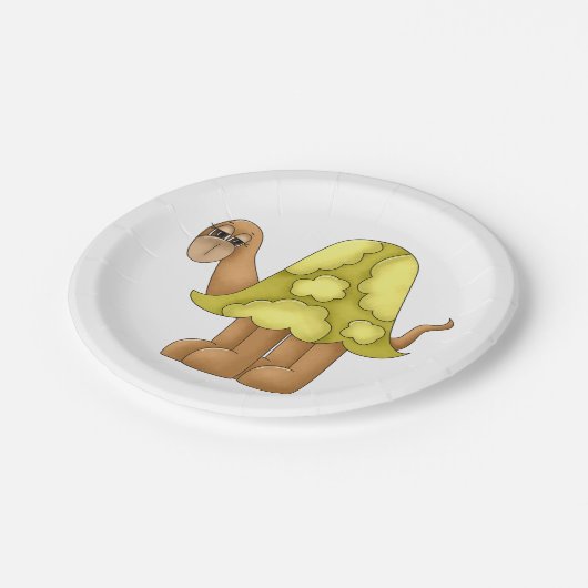 traurig aussehende Teller von Schildkröten (Schrägansicht)