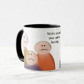 Traurig, dass du Tasse Verlasst (Vorderseite Links)