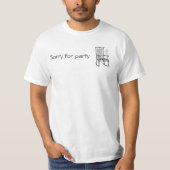 Traurig für das Party-Schaukeln! T-Shirt (Vorderseite)