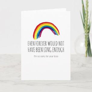 Traurig für Ihr Haustier-Beileid des Verlust-  Karte