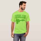 Traurig für Shamrocking T-Shirt (Vorne ganz)