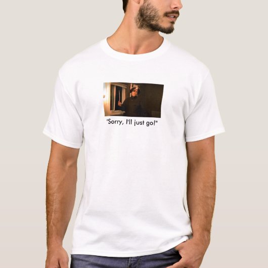 "Traurig, gehe ich gerade! " T-Shirt (Vorderseite)