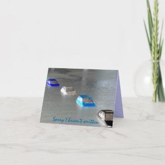 "Traurig habe ich nicht geschrieben: Ich bin Karte