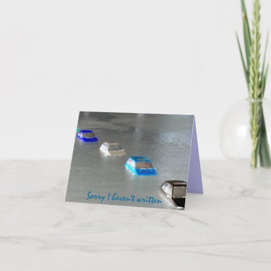 "Traurig habe ich nicht geschrieben: Ich bin Karte (Vorderseite)