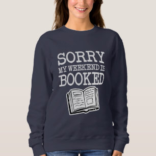 Traurig ist mein Wochenende die Strickjacke der Sweatshirt