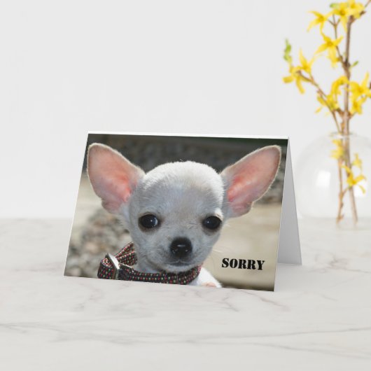 TRAURIG KARTE (Gelbe Blume)