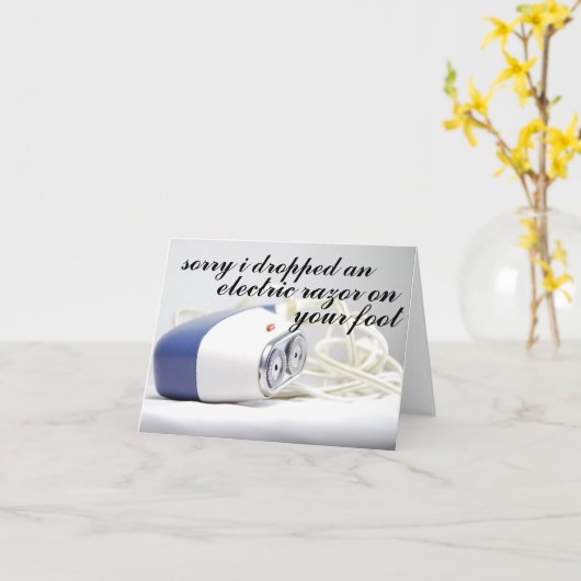 traurig karte (Gelbe Blume)