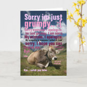 traurig karte (Gelbe Blume)