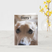 Traurig! Karte (Gelbe Blume)