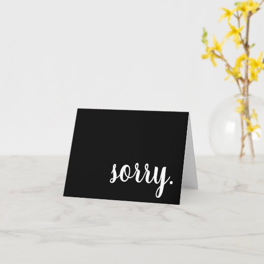 traurig karte (Gelbe Blume)