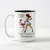 Traurig kippe ich mich muss gehen mein zweifarbige tasse (Links)