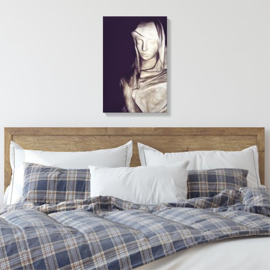 traurig leinwanddruck (Insitu (Schlafzimmer))