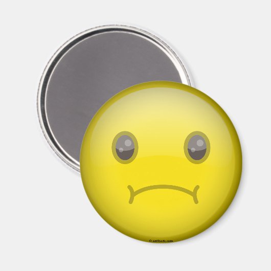 traurig magnet (Vorderseite/Rückseite)