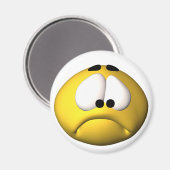 traurig magnet (Vorderseite/Rückseite)