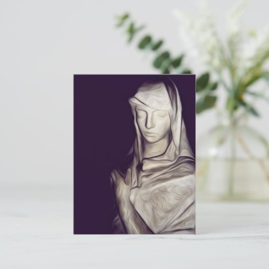 traurig postkarte (Stehend Vorderseite)