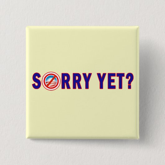 Traurig schon? Antiobama-Produkte Button (Vorderseite)