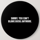 TRAURIG SIE Autoaufkleber NEIGUNGS-SCHULD-BUSHS Button (Vorderseite)