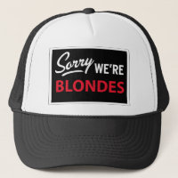 Traurig sind wir BLONDINEN