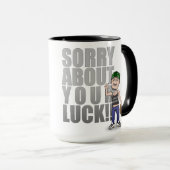 Traurig über Ihre Glück-Tasse Tasse (VorderseiteRechts)