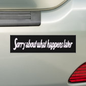 Traurig über, was später geschieht autoaufkleber (Auf Auto)
