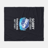 Traurig war ich nicht hörender Barschangeln-Sport Fleecedecke (Vorderseite (Horizontal))