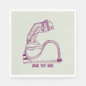 traurige Ampel Serviette (Vorderseite)