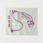 traurige Ampel Wandteppich (Vorderseite (Horizontal))