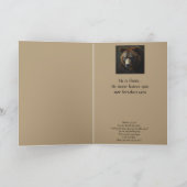 Traurige Bärentiere werden gut oder gehen, schwier Karte (Innenseite)