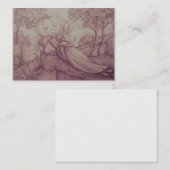 Traurige Clara Visitenkarte (Vorne/Hinten)