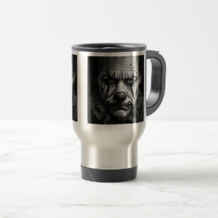 Traurige Clownreise/Pendlerfahrten, 15 oz Reisebecher