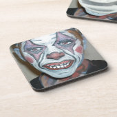 Traurige Clowns-beängstigende Untersetzer (Linke Seite)
