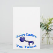 Traurige Damen werde ich genommen Briefpapier (Stehend Vorderseite)