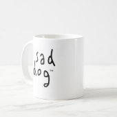 Traurige Dog™ Tasse (Vorderseite Links)