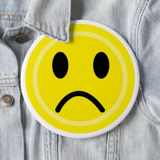 Traurige Emoticon Button (Beispiel)