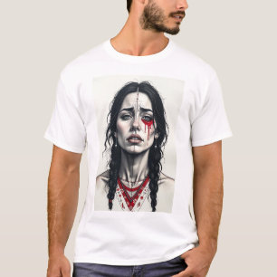 Traurige Frauen T-Shirt